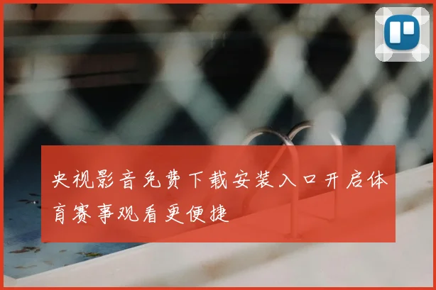 央视影音免费下载安装入口开启体育赛事观看更便捷